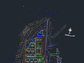免費下載 | 萬科舊廠改造景觀平面設計圖（DWG格式，編號18387628）